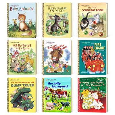 Little Golden Hardcover Book Set of 9 - Classics #2