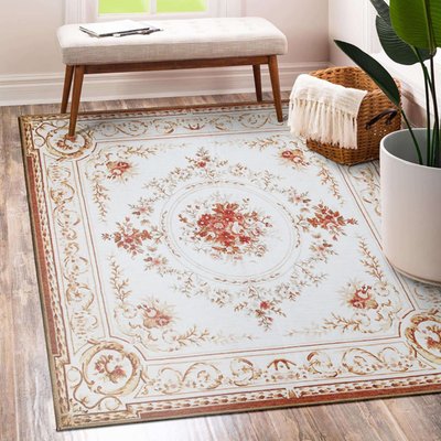 Aubusson Rug - Beige