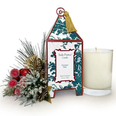 Pagoda Candle - Holiday Pine